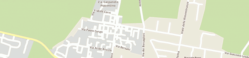 Mappa della impresa carini pietro a CARPANETO PIACENTINO