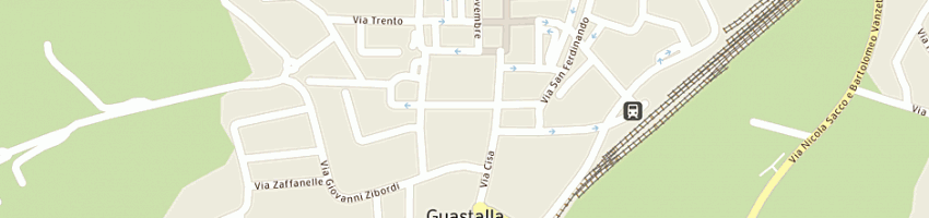 Mappa della impresa gt srl a GUASTALLA
