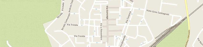 Mappa della impresa circolo cittadino guastallese a GUASTALLA