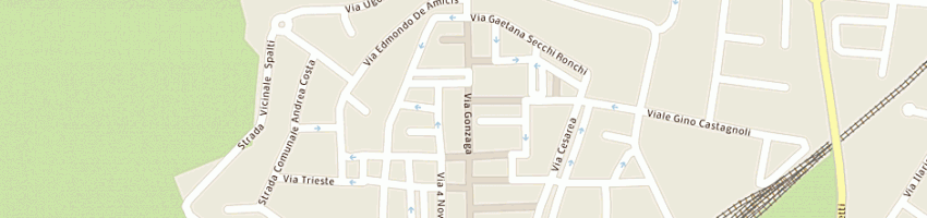 Mappa della impresa bar centrale a GUASTALLA