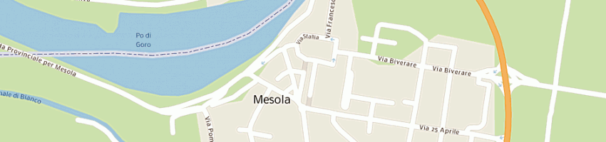 Mappa della impresa bar latteria borgatti paola a MESOLA
