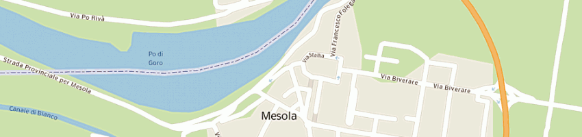 Mappa della impresa comune di mesola a MESOLA