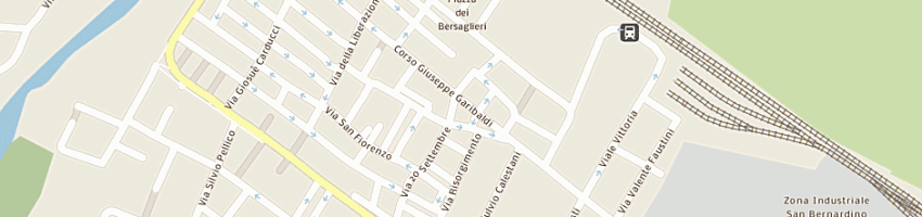 Mappa della impresa piccoli brunella a FIORENZUOLA D ARDA
