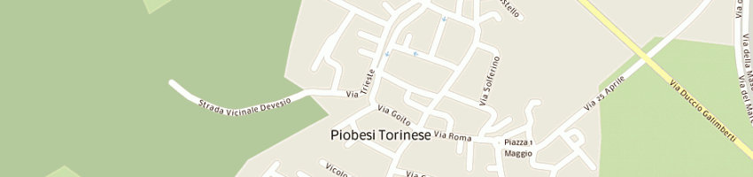 Mappa della impresa gariglio galfione maria a PIOBESI TORINESE