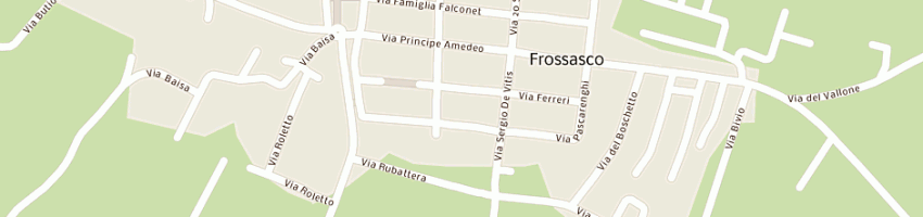 Mappa della impresa luci muranesi a FROSSASCO