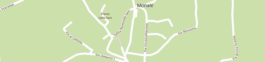 Mappa della impresa caffe' la mimosa a MONALE