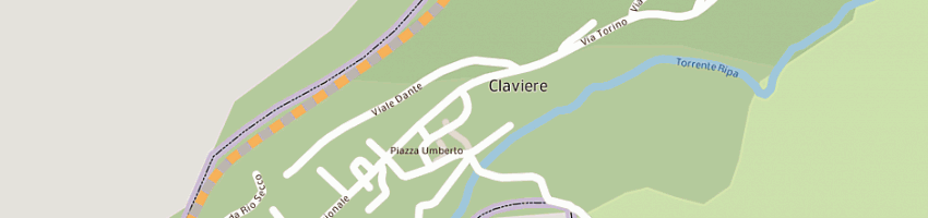Mappa della impresa trois villages hotels srl a CLAVIERE