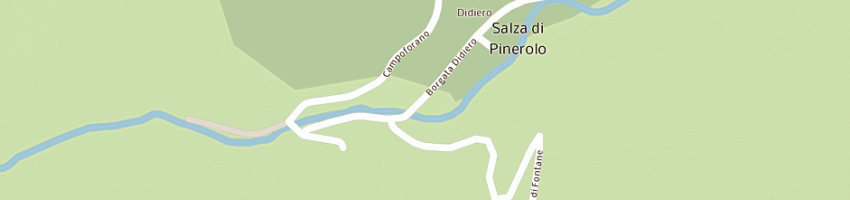 Mappa della impresa municipio a SALZA DI PINEROLO