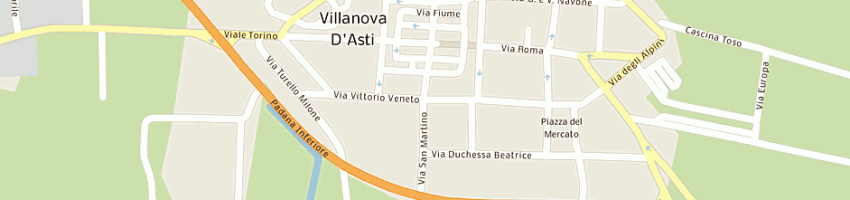 Mappa della impresa albano diana a VILLANOVA D ASTI