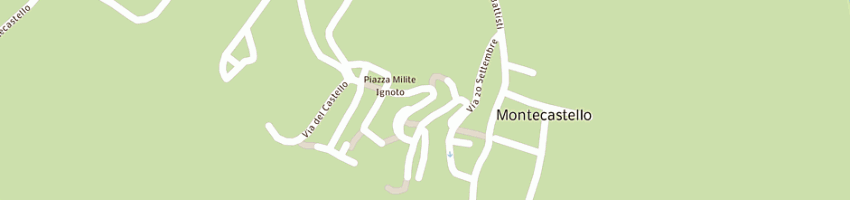 Mappa della impresa pozzi pietro a MONTECASTELLO