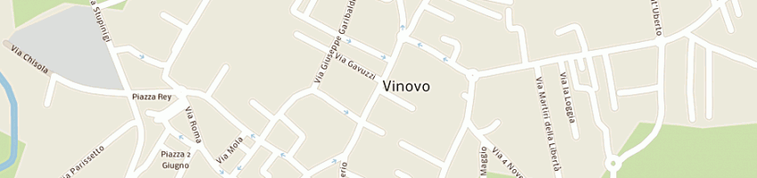 Mappa della impresa sibona lilliana a VINOVO