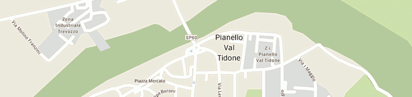 Mappa della impresa deco srl a PIANELLO VAL TIDONE