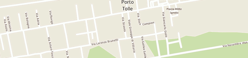 Mappa della impresa presti maria enza a PORTO TOLLE