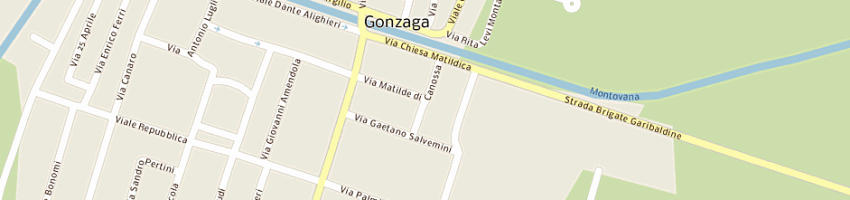 Mappa della impresa scuola materna - iride bizzoccoli a GONZAGA