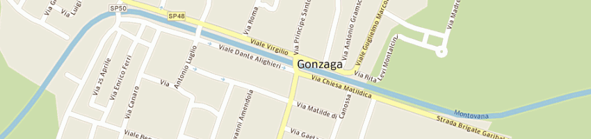 Mappa della impresa eden bar a GONZAGA
