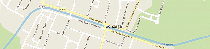 Mappa della impresa araldi alessandro a GONZAGA