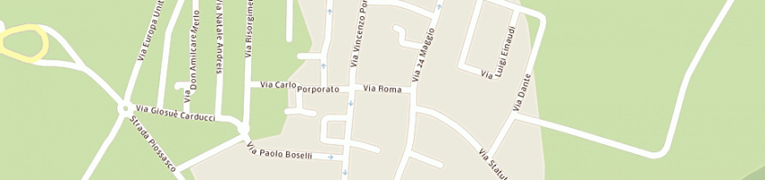 Mappa della impresa bar trattoria roma a VOLVERA
