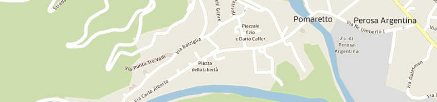 Mappa della impresa bar chez nous snc a POMARETTO