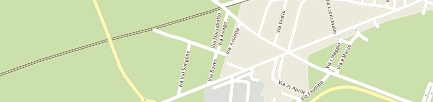 Mappa della impresa studio bonaglia a CANDIOLO
