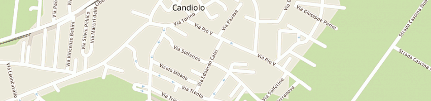 Mappa della impresa surina ennio a CANDIOLO