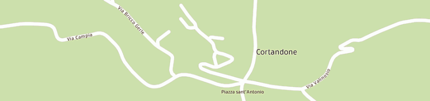 Mappa della impresa campia rinaldo a CORTANDONE