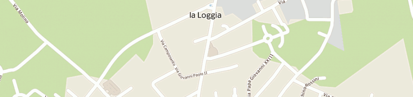 Mappa della impresa comune di la loggia a LA LOGGIA