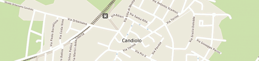Mappa della impresa comune di candiolo a CANDIOLO