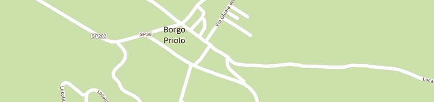 Mappa della impresa municipio a BORGO PRIOLO