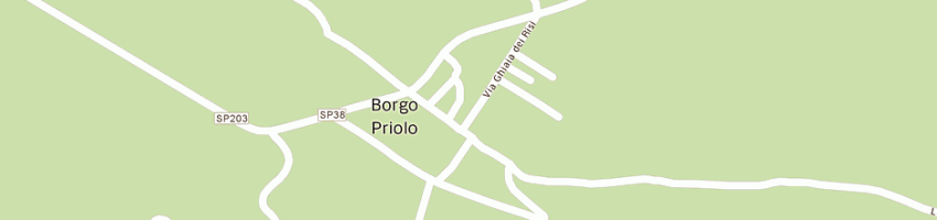 Mappa della impresa trattoria quaglini a BORGO PRIOLO