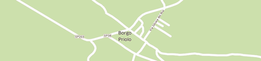 Mappa della impresa bar via maestra di pallavicini italo a BORGO PRIOLO