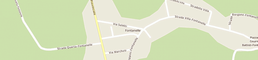 Mappa della impresa azienda agricola la villa (snc) a FONTANELLE