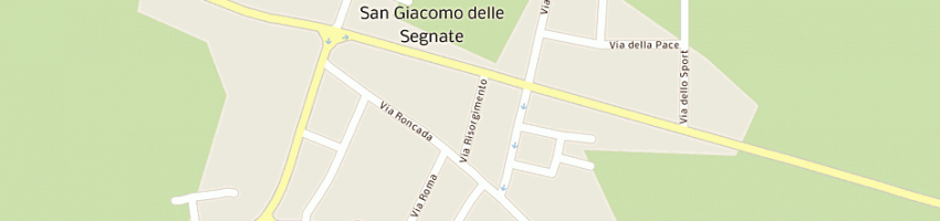 Mappa della impresa bombarda giovanni e c snc a SAN GIACOMO DELLE SEGNATE