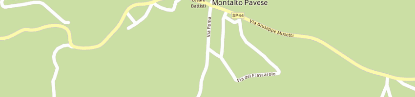 Mappa della impresa poste italiane spa a MONTALTO PAVESE