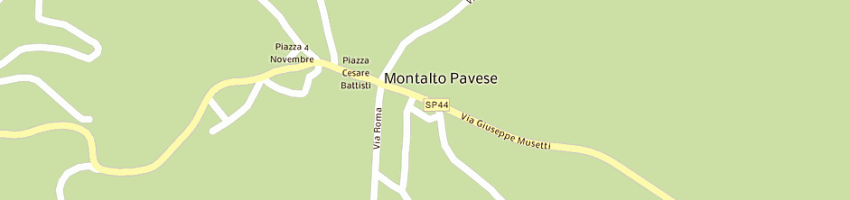 Mappa della impresa non solo market di mariani claudia a MONTALTO PAVESE