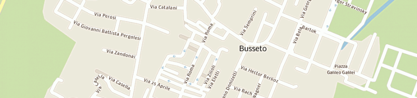 Mappa della impresa salumeria sapori della bassa di belli maria cristina a BUSSETO