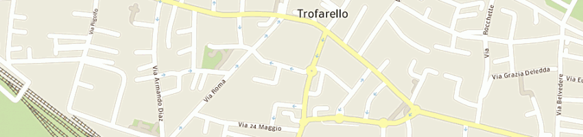 Mappa della impresa poste italiane a TROFARELLO