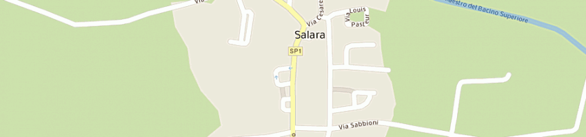 Mappa della impresa scuola media a SALARA