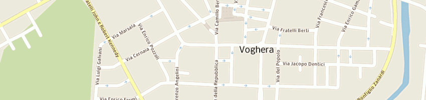 Mappa della impresa bar adriano a VOGHERA