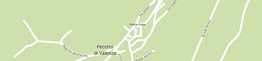 Mappa della impresa forsinetti bruno a PECETTO DI VALENZA