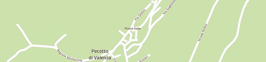 Mappa della impresa poste italiane spa a PECETTO DI VALENZA