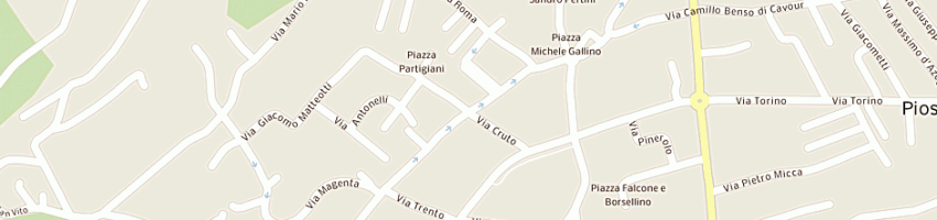 Mappa della impresa pizzeria gigi a PIOSSASCO