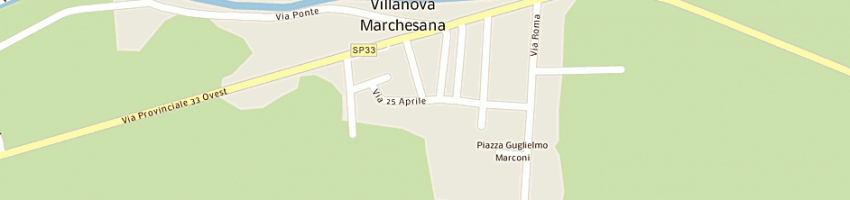 Mappa della impresa sartori carluccio a VILLANOVA MARCHESANA