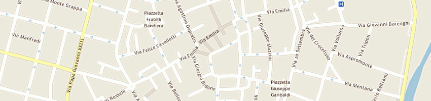 Mappa della impresa grey flannel (srl) a VOGHERA