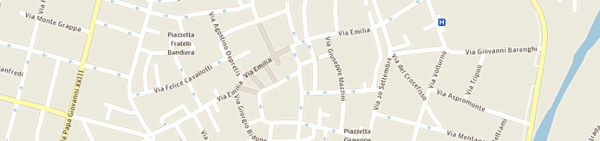 Mappa della impresa agenzia immobiliare duomo di stranges barbara a VOGHERA