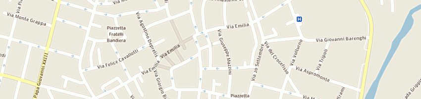 Mappa della impresa galleria d'arte' il vicolo' a VOGHERA