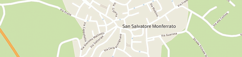 Mappa della impresa cova giancarlo e c (snc) a SAN SALVATORE MONFERRATO