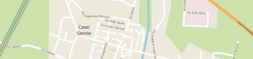 Mappa della impresa lancellotti daniela a CASEI GEROLA