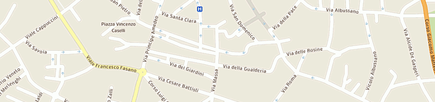 Mappa della impresa macelleria capello gianfranco a CHIERI