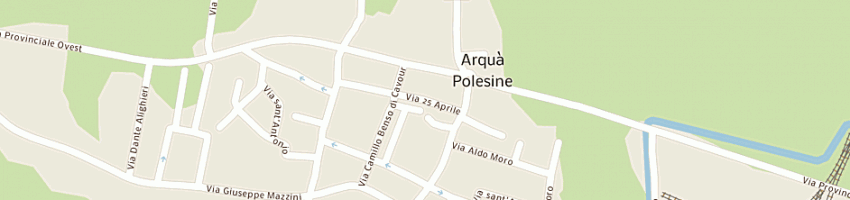 Mappa della impresa de agostini paolo a ARQUA POLESINE