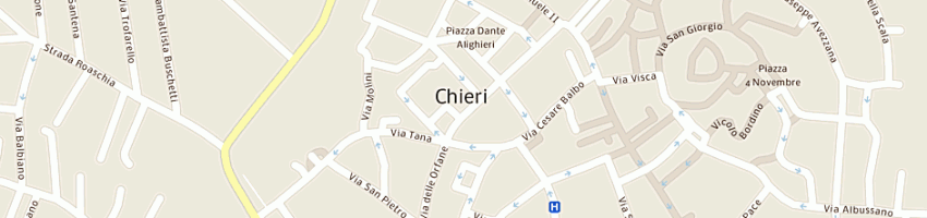 Mappa della impresa merlone edp - srl a CHIERI